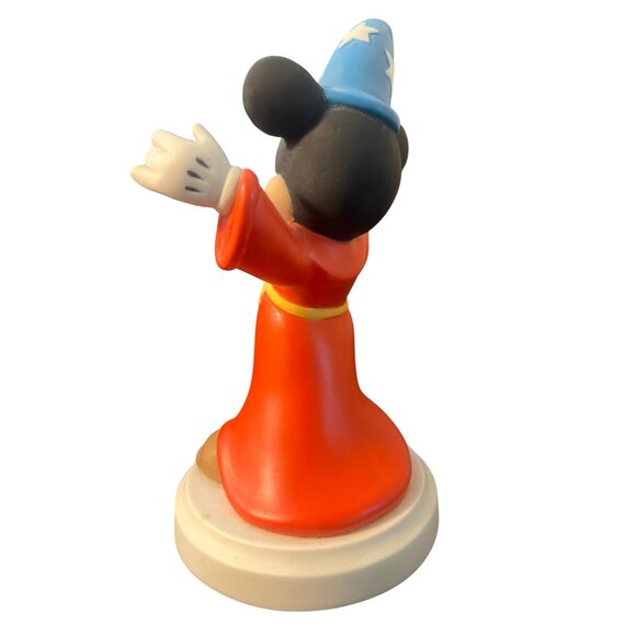 Vintage Disney Mickey Mouse Sorcerers Apprentice Figurine Ceramic Mexico Estate - Picture 4 of 6